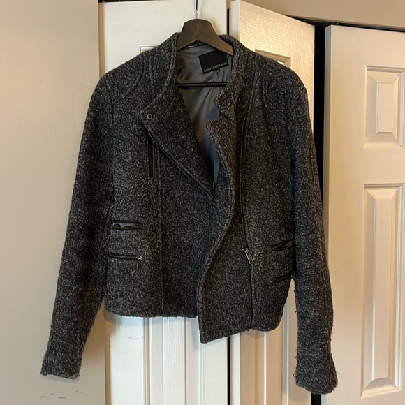 Banana Republic bomber jacket in grey and size 14 - Picture 1 of 2